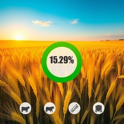 2024年全国农业及相关产业增加值占GDP比重为15.29%(图1)